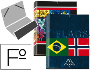 CARPETA LIDERPAPEL CLASIFICADORA FANTASIA CARTON FORRADO SOLAPA KAPPA