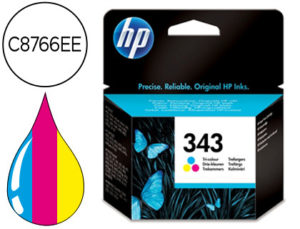 INK-JET HP 343 6540 6620 5740 5745 6840 6540 6940 9800 D4160PHOTOSMART 2575 2710 325 370 375 8150 C3100 TRICOLOR N.343