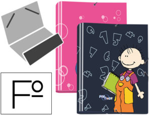 CARPETA LIDERPAPEL CLASIFICADORA FANTASIA CARTON FORRADO SOLAPA POP & HOT