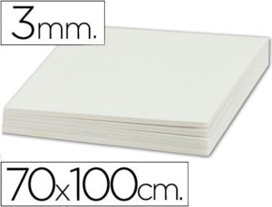 CARTON PLUMA LIDERPAPEL DOBLE CARA 70X100 ESPESOR 3 MM
