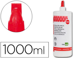 PEGAMENTO COLA BLANCA LAVABLE LIDERPAPEL 1000 ML