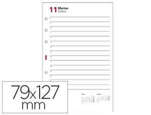 RECAMBIO AGENDA FINOCAM 603 ANUALIDAD -127X79 MM UN DIA PAGINA TEXTO EN CATALAN