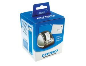 ETIQUETA ADHESIVA DYMO 99012 -TAMAÑO 89X36 MM PARA IMPRESORA 400 260 ETIQUETAS USO DIRECCIONES PAPEL C/2