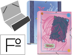 CARPETA LIDERPAPEL CLASIFICADORA FANTASIA CARTON FORRADO SOLAPA WITCH