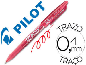 BOLIGRAFO PILOT FRIXION ROJO