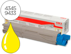 TONER OKI C3300/3400/3450 AMARILLO -1.500 PAG- 43459337