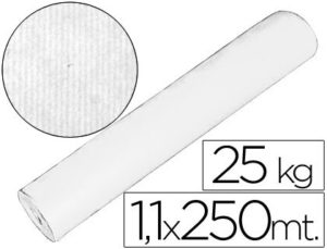 PAPEL KRAFT BLANCO 1,10 MT X 250 MTS ESPECIAL PARA EMBALAJE