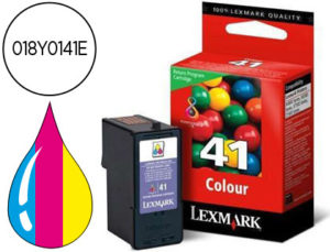 INK-JET LEXMARK Z1520, X4850/6570/9570 TRICOLOR RETORNABLE N.41 -210PAG-