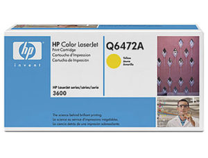 TONER HP LASERJET COLOR 3600 AMARILLO -MAS DE 4.000 PAG-