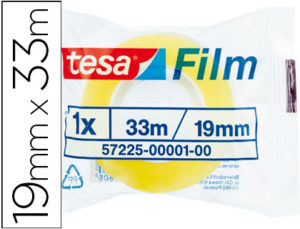 CINTA ADHESIVA TESA STANDARD 33 MT X 19 MM