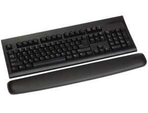 REPOSAMUÑECAS 3M PARA TECLADO WR320LE NEGRO EN PIEL