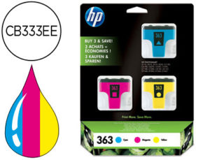 INK-JET HP PHOTOSMART 3110 3200 3210 3310 8200 8250 C51806180 7100 D7160 N.363 PACK-3 CIAN MAGENTA AMARILLO