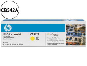 TONER HP CB542A COLOR LASERJET CP-1215/CP-1515/CP-1518 AMARILO WITH COLORSPHERE -1.400PAG-