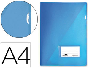 CARPETA LIDERPAPEL DOSSIER A4 UÑERO AZUL
