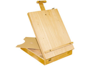 CABALLETE PINTOR LIDERCOLOR MADERA TAMAÑO MINIMO DEL LIENZO 68 CM PALETA DE MADERA INCLUIDA