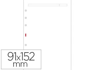 RECAMBIO AGENDA FINOCAM 400 LISO BLANCO 91X152 MM