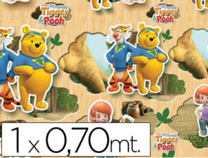 PAPEL FANTASIA DISNEY PLEGADO SUAVE HOJA 1X0,70 MT 60 GRS