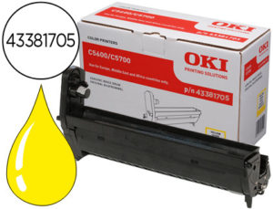 TAMBOR OKI C5600/5700 AMARILLO 20000 PAG