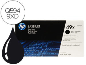 TONER HP LASERJET NEGRO LJ1320 PACK 2 6.000 PAG