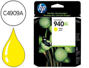 INK-JET HP 940XL AMARILLO 16ML 1.400PAG OFFICEJET PRO 8000 / PRO 8500