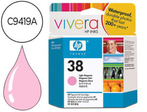 INK-JET HP 38 MAGENTA CLARO PIGMENTADO PHOTOSMART PRO SERIE B8800/B9180