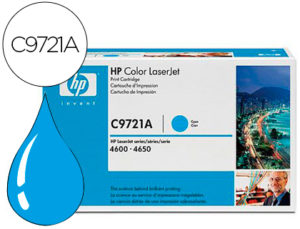 TONER HP C9721A CIAN LASERJET 4600 -8000 PAG
