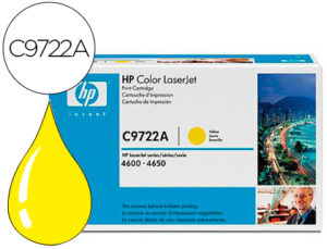 TONER HP C9721A AMARILLO LASERJET 4600 -8000 PAG