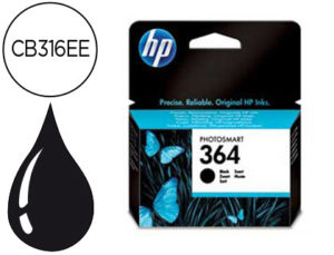 INK-JET HP 364 NEGRO PHOTOSMART PREMIUM – C309A / SERIES C5300 / C6300 / B8500 / D5400 -250PAG