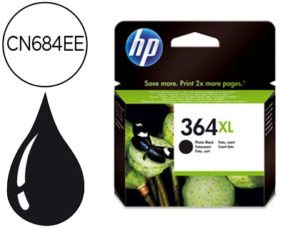 INK-JET HP 364XL NEGRO PHOTOSMART PREMIUM – C309A / SERIES C5300 / C6300 / B8500 / D5400 550 PAG