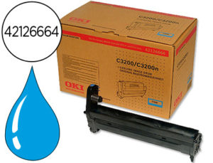 TAMBOR OKI C3200 CIAN -14000 PAG- TYPE C6LE