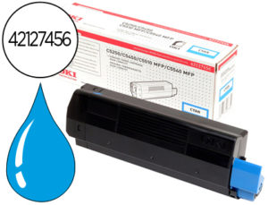 TONER OKI C5250/5450/5510MFP/5540MFP CIAN ALTA CAPACIDAD -5000 PAG- TYPE C6
