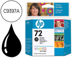 INK-JET HP 72 NEGRO FOTO DESIGNJET T610/1100 -69ML-
