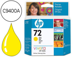 INK-JET HP 72 AMARILLO FOTO DESIGNJET T610/1100 -69ML-