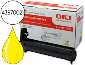 TAMBOR OKI C5850/5950 AMARILLO -20000PAG-
