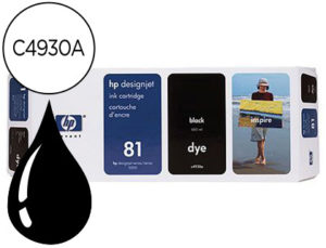 INK-JET HP N. 81 NEGRO 680ML DESIGNJET 5000/5500