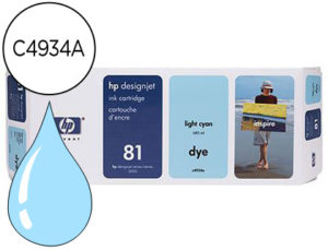 INK-JET HP N. 81 CIAN CLARO 680ML DESIGNJET 5000/5500