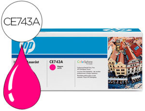 TONER HP COLOR LASERJET CP5225 CP5225N CP5225D -CE743A- MAGENTA 7.300 PAGS