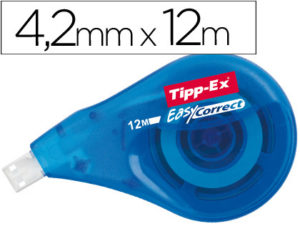 CORRECTOR TIPP-EX EASY LATERAL 4,2 MM X12MTS
