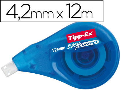 CORRECTOR TIPP-EX EASY LATERAL 4,2 MM X12MTS