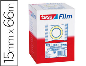 CINTA ADHESIVA TESA STANDAR 66 MT X 15 MM