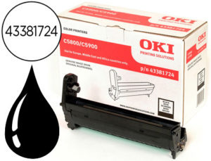 TAMBOR OKI C5800 C5900 C5550 NEGRO -20.000 PAG-