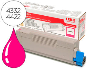 TONER OKI C5800 C5900 C5550 MAGENTA -5.000 PAG-