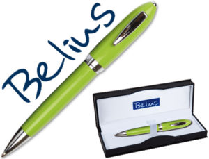 BOLIGRAFO BELIUS 2049 VERDE MALAGA EN ESTUCHE