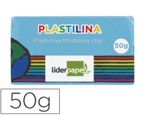 PLASTILINA LIDERPAPEL AZUL CLARO UNIDAD TAMAÑO PEQUEÑO
