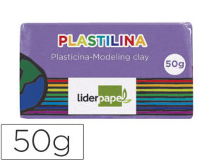 PLASTILINA LIDERPAPEL LILA UNIDAD TAMAÑO PEQUEÑO