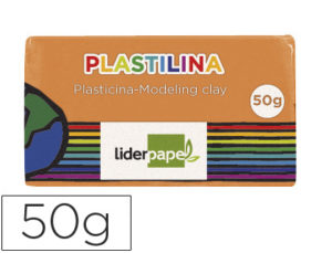 PLASTILINA LIDERPAPEL NARANJA UNIDAD TAMAÑO PEQUEÑO