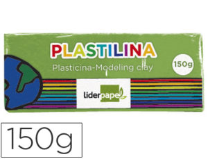 PLASTILINA LIDERPAPEL VERDE CLARO UNIDAD TAMAÑO MEDIANO