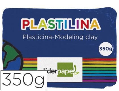 PLASTILINA LIDERPAPEL AZUL OSCURO UNIDAD TAMAÑO GRANDE