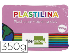 PLASTILINA LIDERPAPEL ROSA UNIDAD TAMAÑO GRANDE
