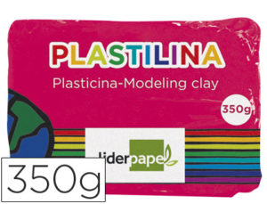 PLASTILINA LIDERPAPEL RUBI UNIDAD TAMAÑO GRANDE